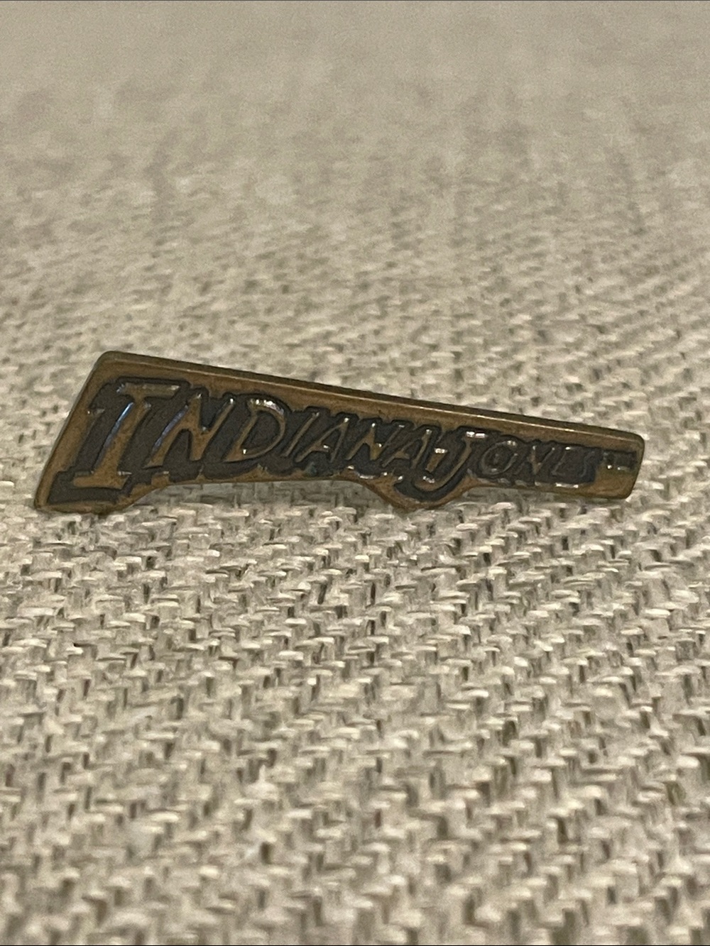 Vintage Indiana Jones Brass 1984 Pin